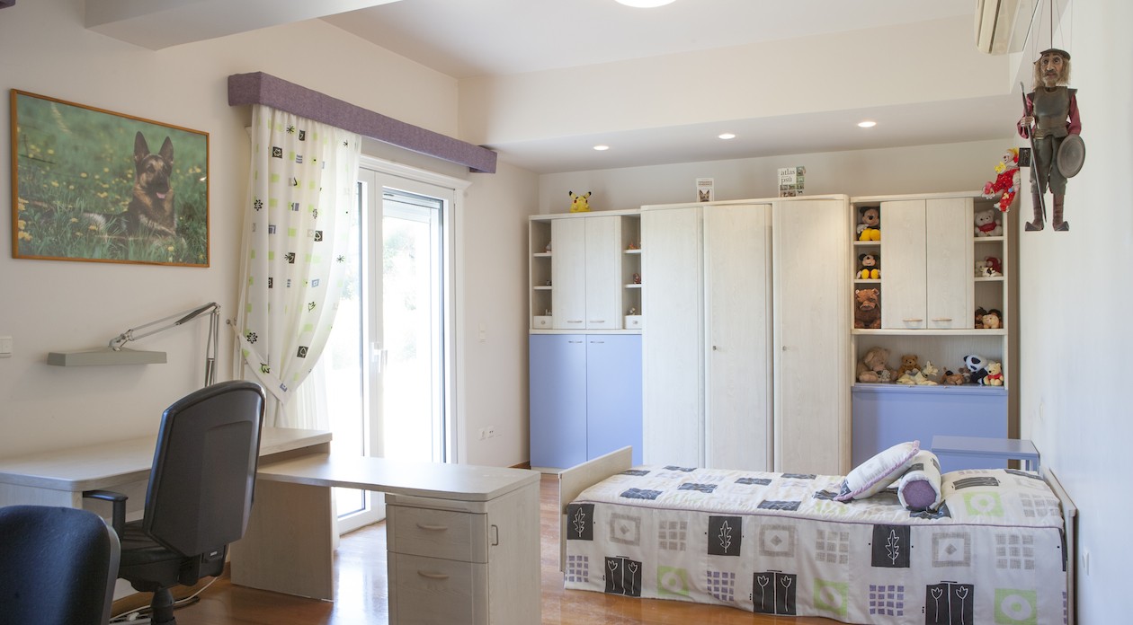 Ideal teenagers bedroom with study area property for sale in Rhodes Greece