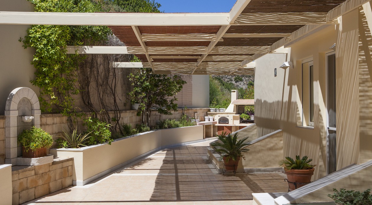 Totally private with BBQ area house for sale in Rhodes Greece