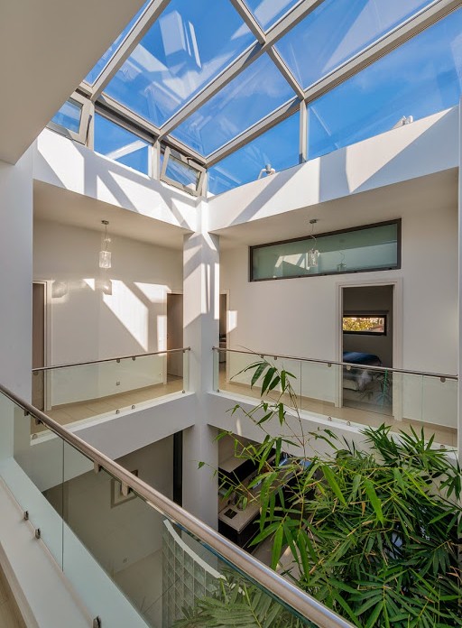 The roof allows sunshine and light to flood in, property for sale in Rhodes