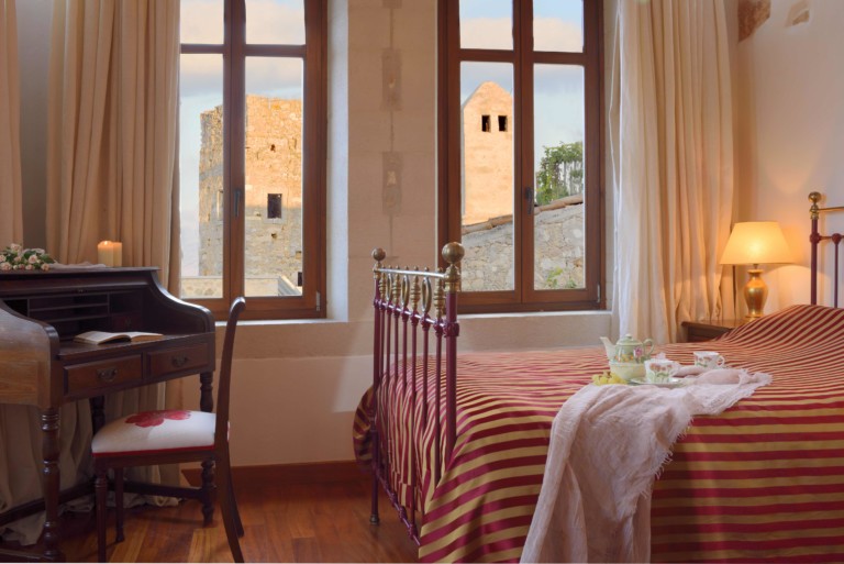 Brass bed, property for sale in Rethymno, Crete, Greece