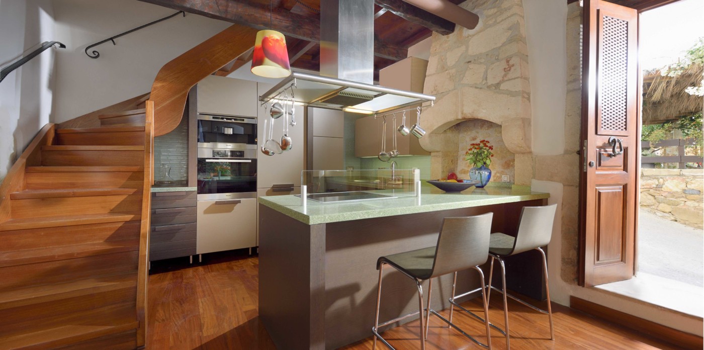 Original features, property for sale in Rethymno, Crete, Greece