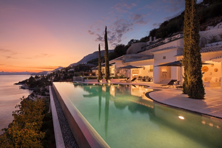 estate modern / mediterranean villa : Infinity Blue Corfu, Ionian islands