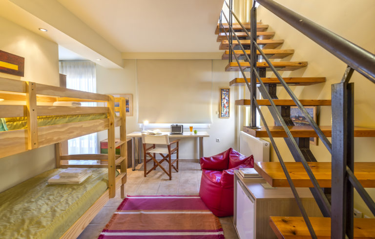 Open staircase property for sale in Crete Greece