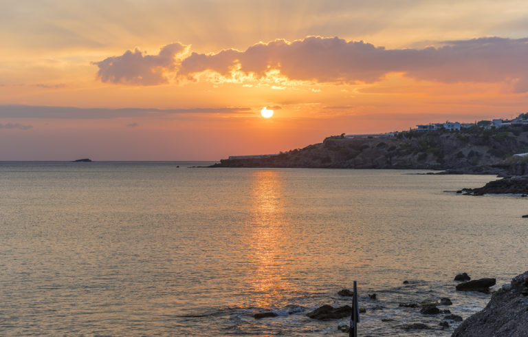 Watch beautiful sunsets from the villa property for sale in Crete Greece
