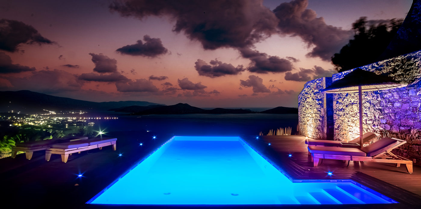 Stunning night sky villa for sale in Crete Greece