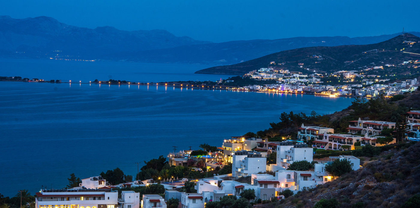 The view from the villa property for sale in Crete Greece