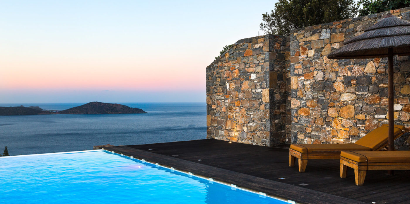 Infinity pool villa for sale in Crete Greece