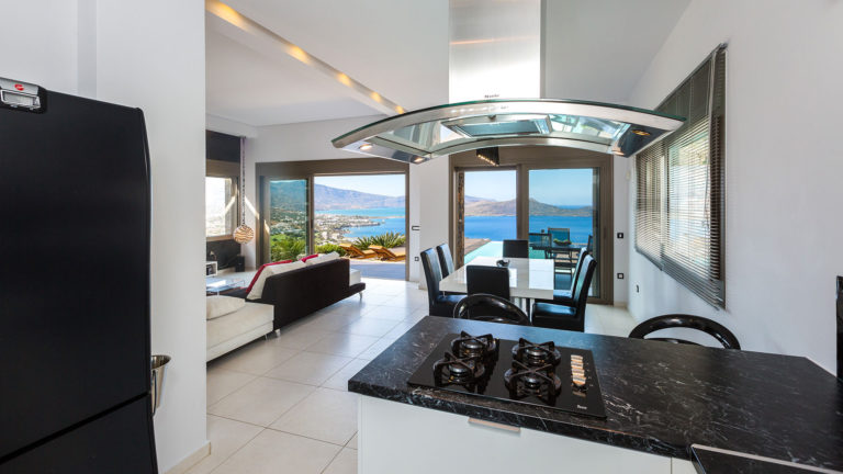 Dining with sea views villa for sale in Crete Greece