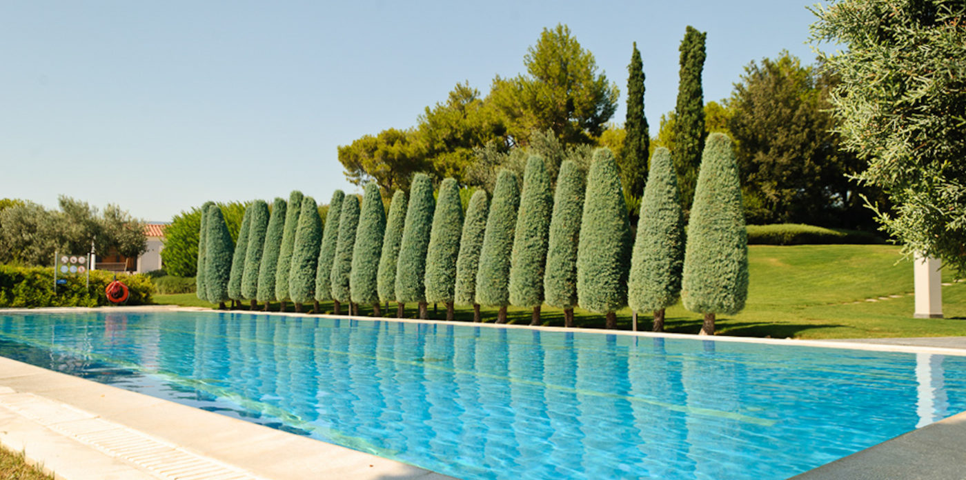 Πισίνα με δέντρα, ακίνητο προς πώληση στο Πόρτο Χέλι, Ελλάδα