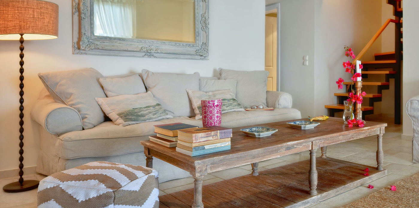 Living Room, Villa for sale in Corfu Greece