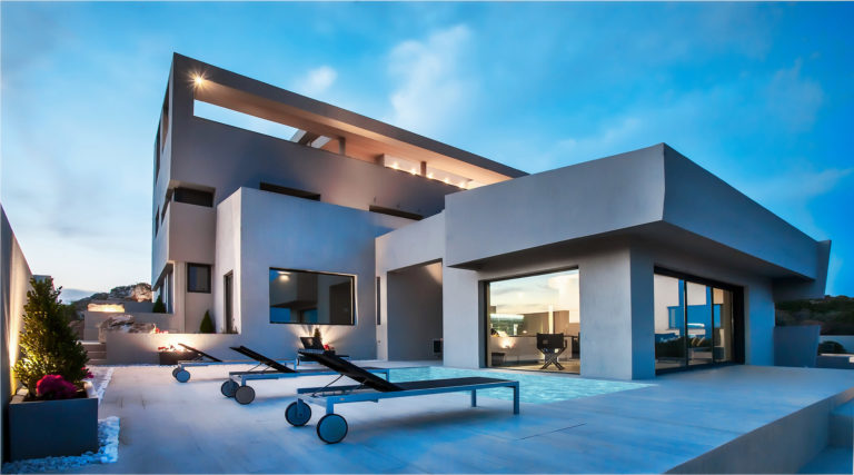 authentic estate modern / mediterranean villa : Natura Schinias, Attica