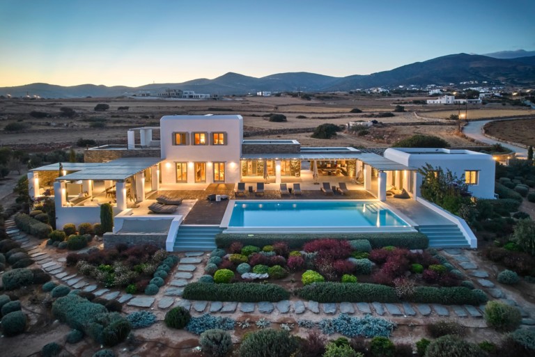 authentic modern / mediterranean villa : Agape Paros, Cyclades, Southern Aegean