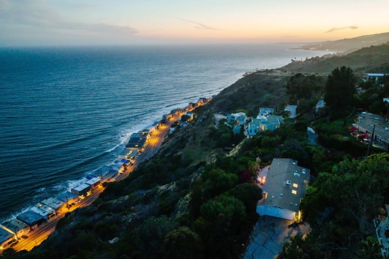 Cliffside Villa in Malibu